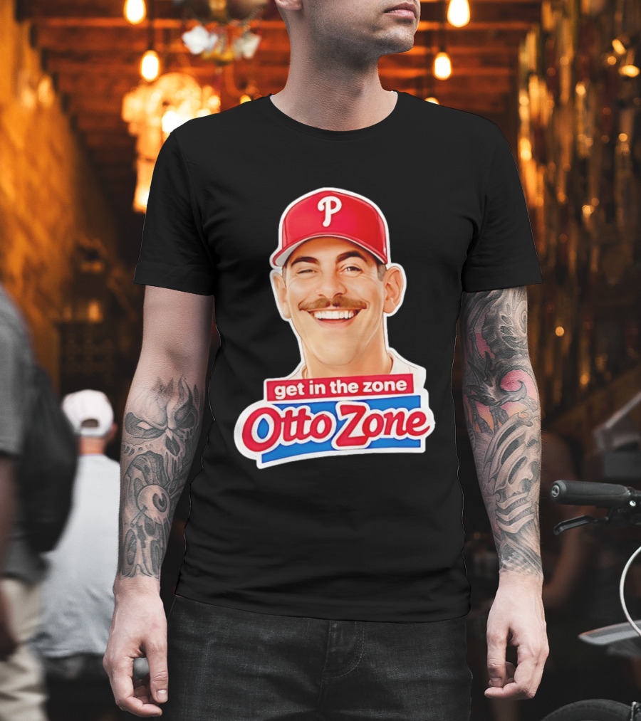 Philadelphia Phillies Mike Schmidt Get In The Zone Otto Zone T-Shirt