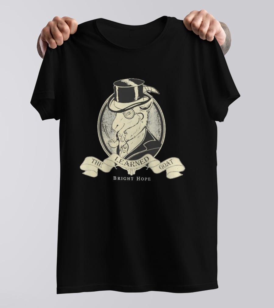 The Learned Goat Top Hat And Monocle T-Shirt
