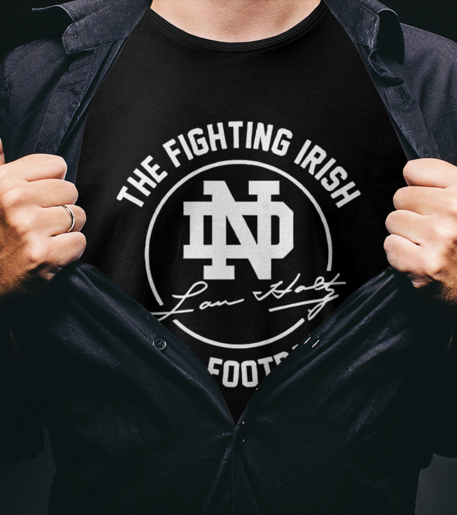 Notre Dame Fighting Irish Lou Holtz ND Mr Football T-Shirt