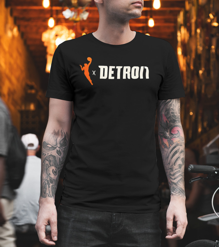 WNBA X Detroit Collaboration Featuring Iconic Basketball T-Shirt