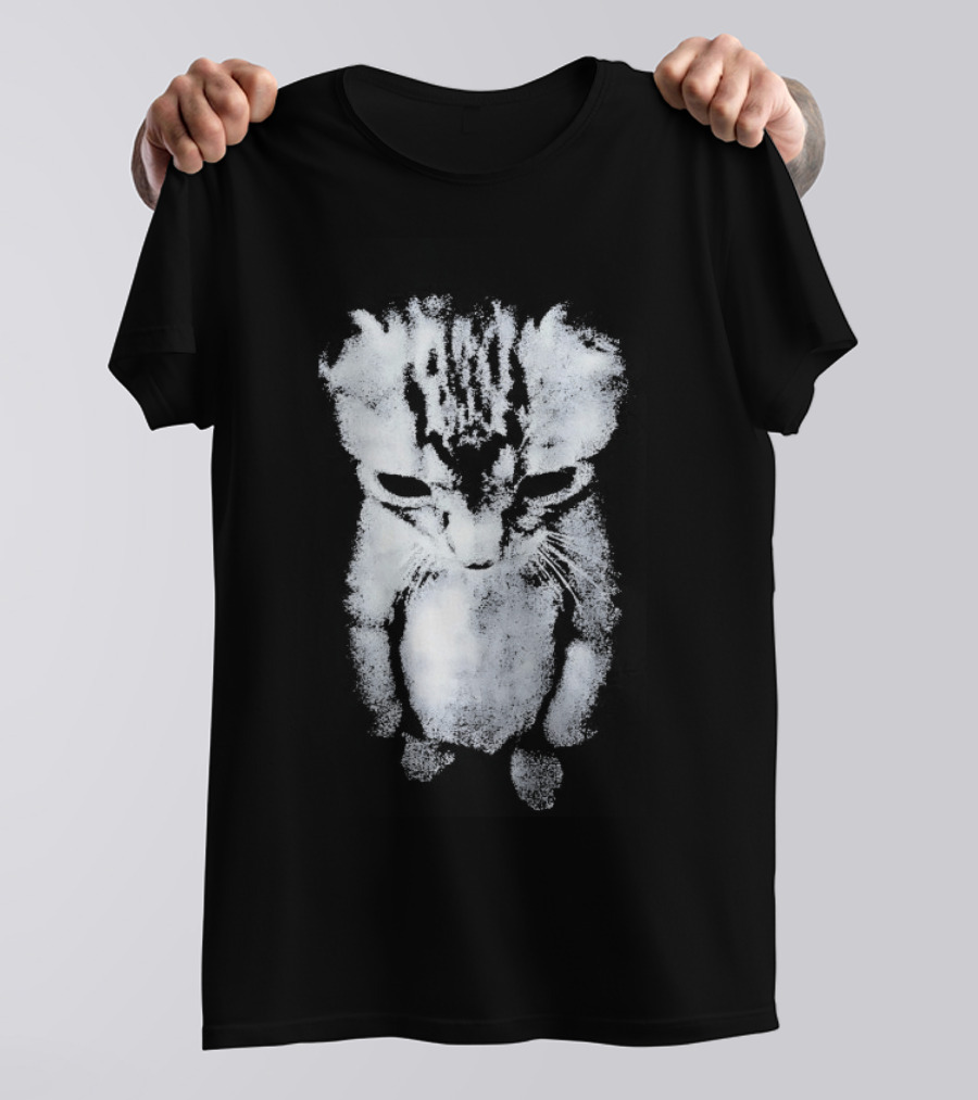 Sad Little Cat Cute Emotional Kitten T-Shirt