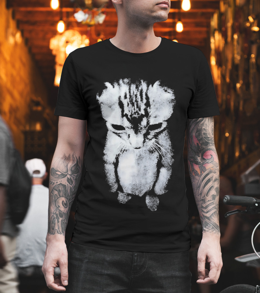 Sad Little Cat Cute Emotional Kitten T-Shirt