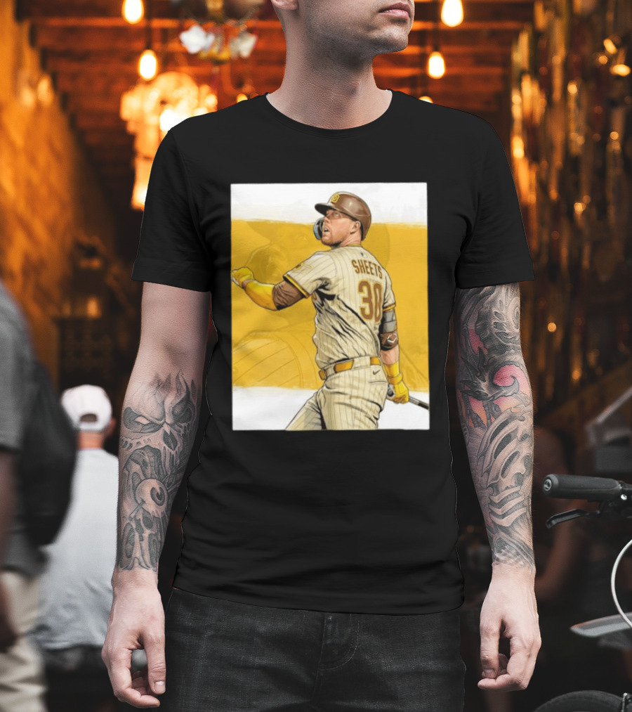 San Diego Padres Sheets 30 Baseball Player Action T-Shirt