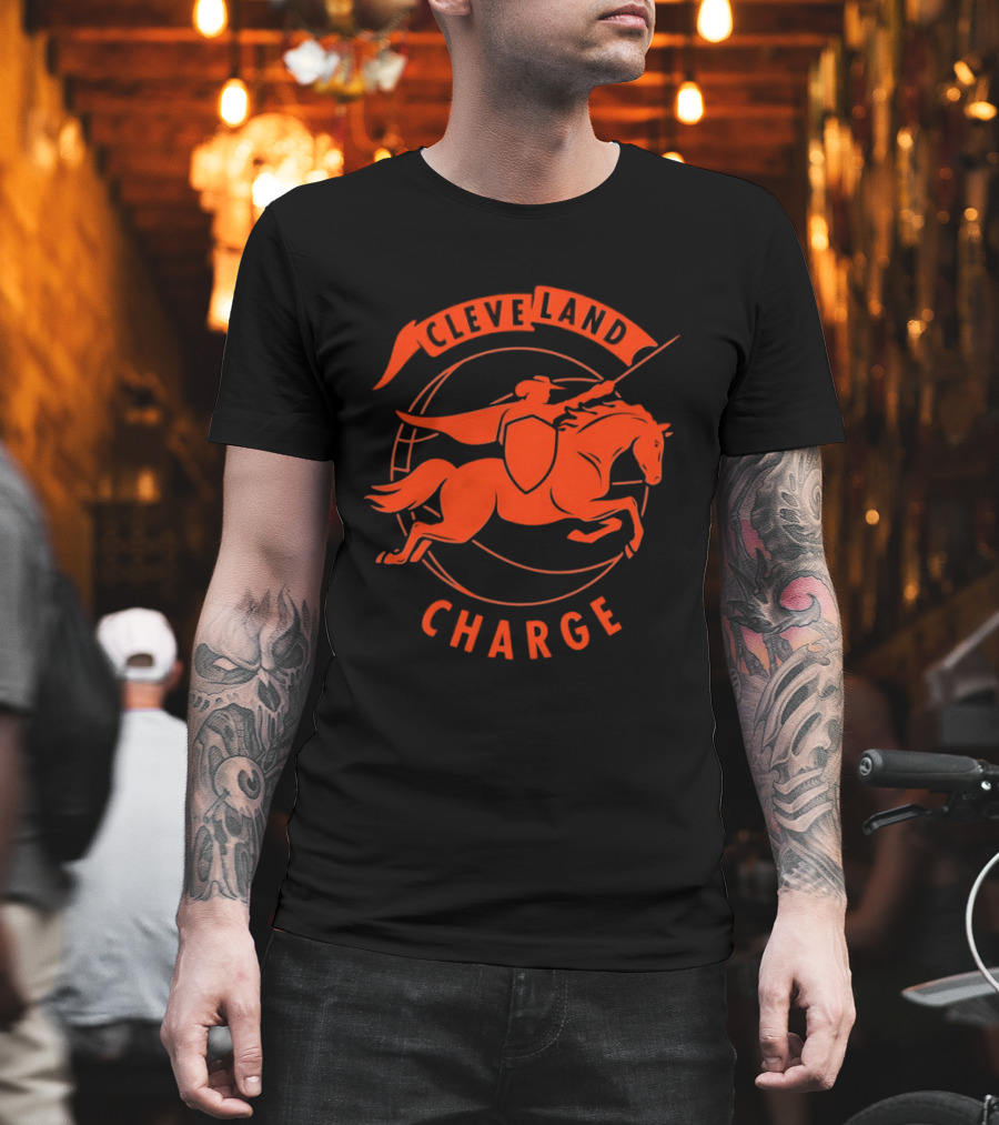 Cleveland Charge Basketball Team Knight Riding Horse T-Shirt