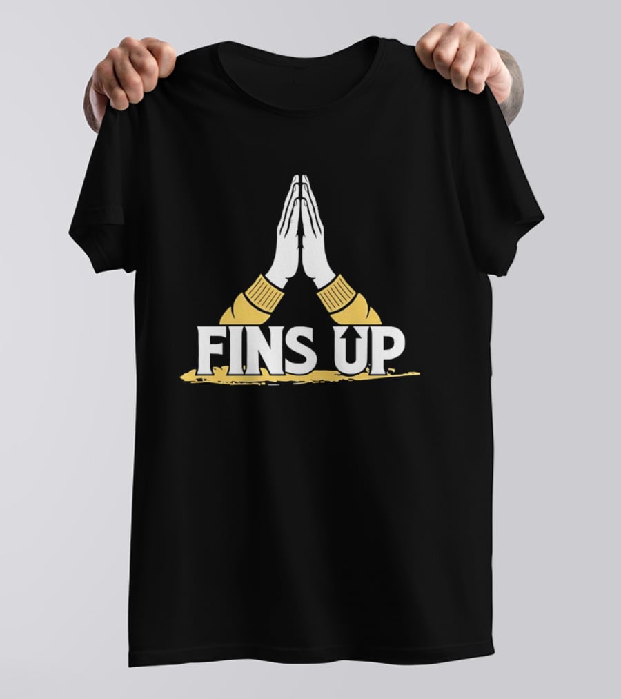 Long Island University Sharks Fins Up Team Spirit T-Shirt