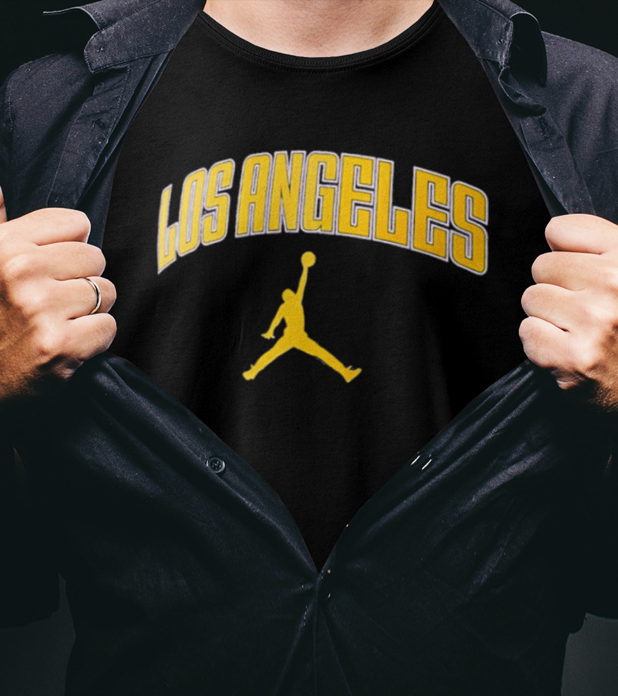Los Angeles Jumpman Basketball Iconic Style Sportswear T-Shirt