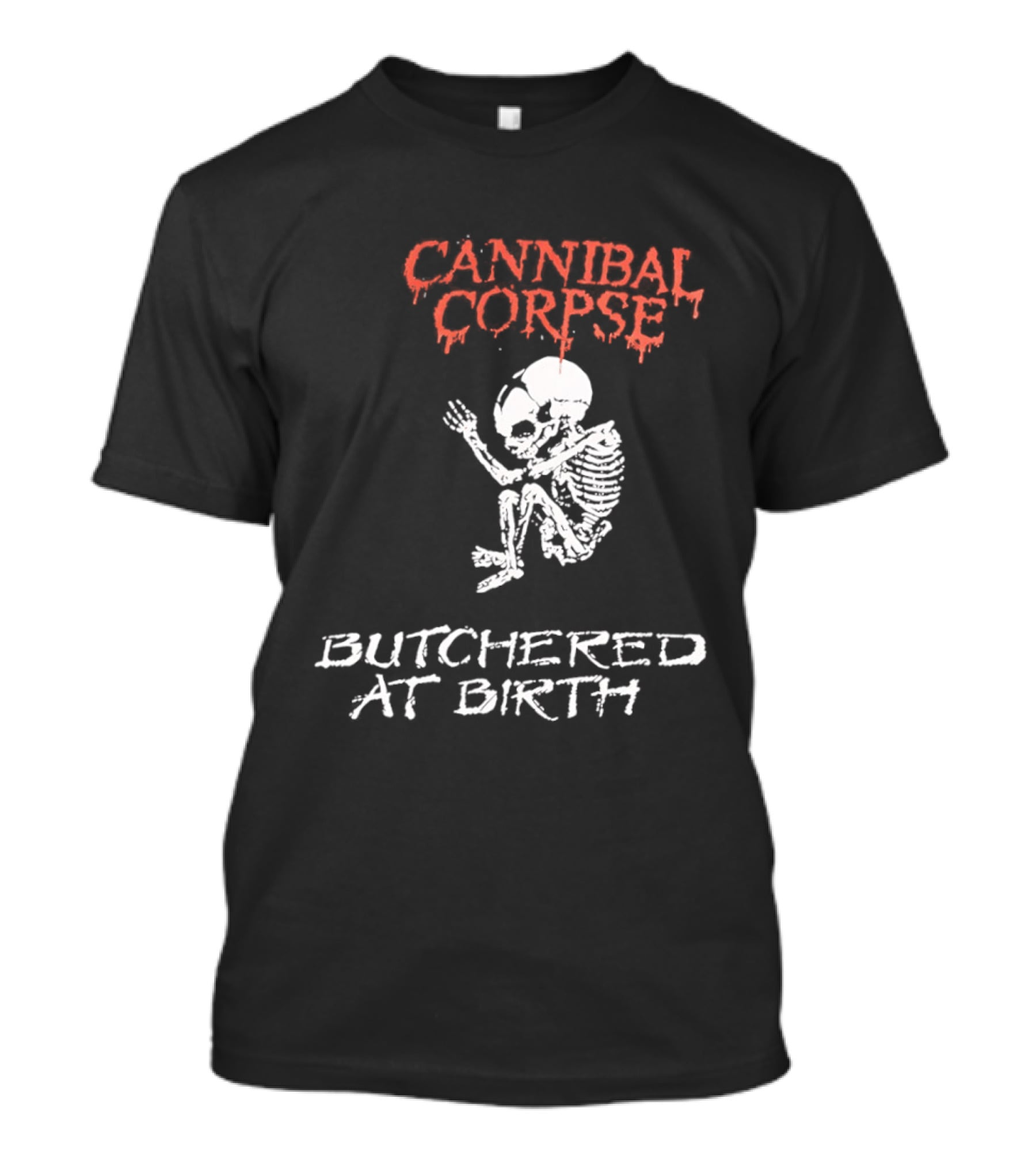 Cannibal Corpse Butchered At Birth Skeleton T-Shirt