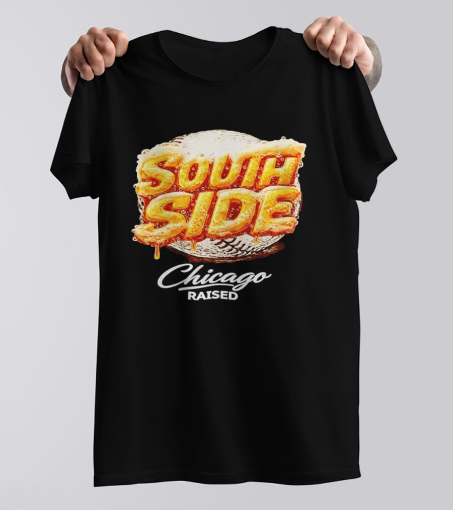 South Side Chicago Raised Baseball T-Shirt