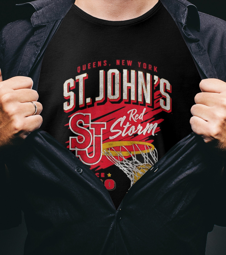 St John's Red Storm Basketball New York Since 1870 Queens T-Shirt