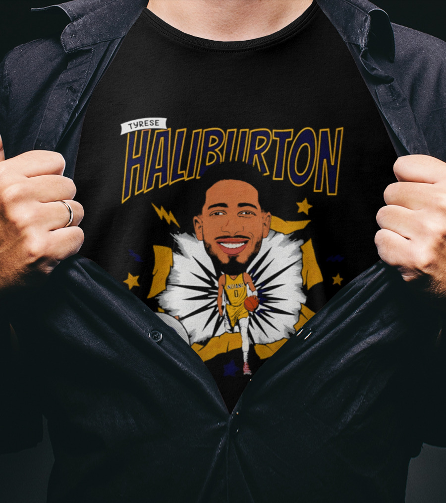 Haliburton Indiana Pacers Basketball Stars T-Shirt