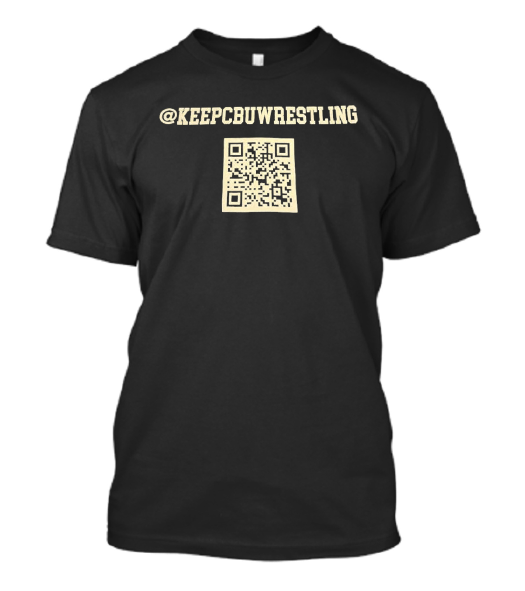@KeepCBUWrestling QR Code T-Shirt