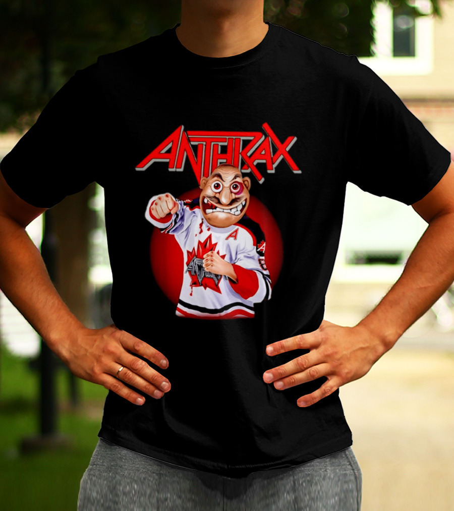 Anthrax Hockey Jersey With Mad T-Shirt