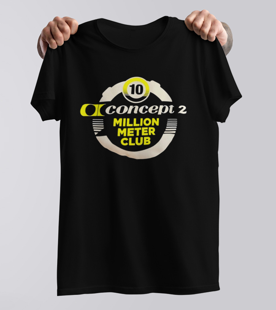 Concept 2 Million Meter Club 10 Anniversary T-Shirt
