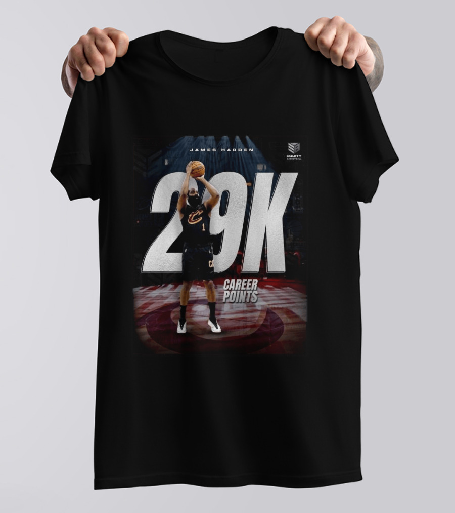 James Harden 29K Career Points NBA Milestone Celebration T-Shirt