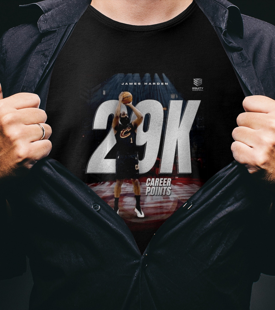 James Harden 29K Career Points NBA Milestone Celebration T-Shirt