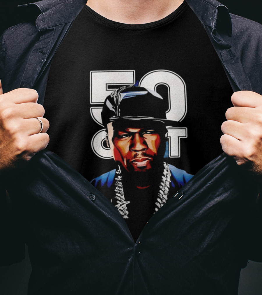 Curtis James Jackson III 50 Cent Signature Style Urban Fashion T-Shirt