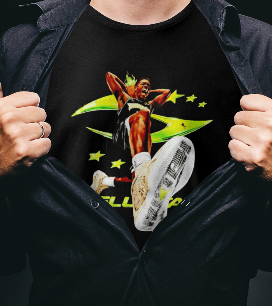 Hell Star Anthony Edwards Minnesota Timberwolves Dunk Flame T-Shirt