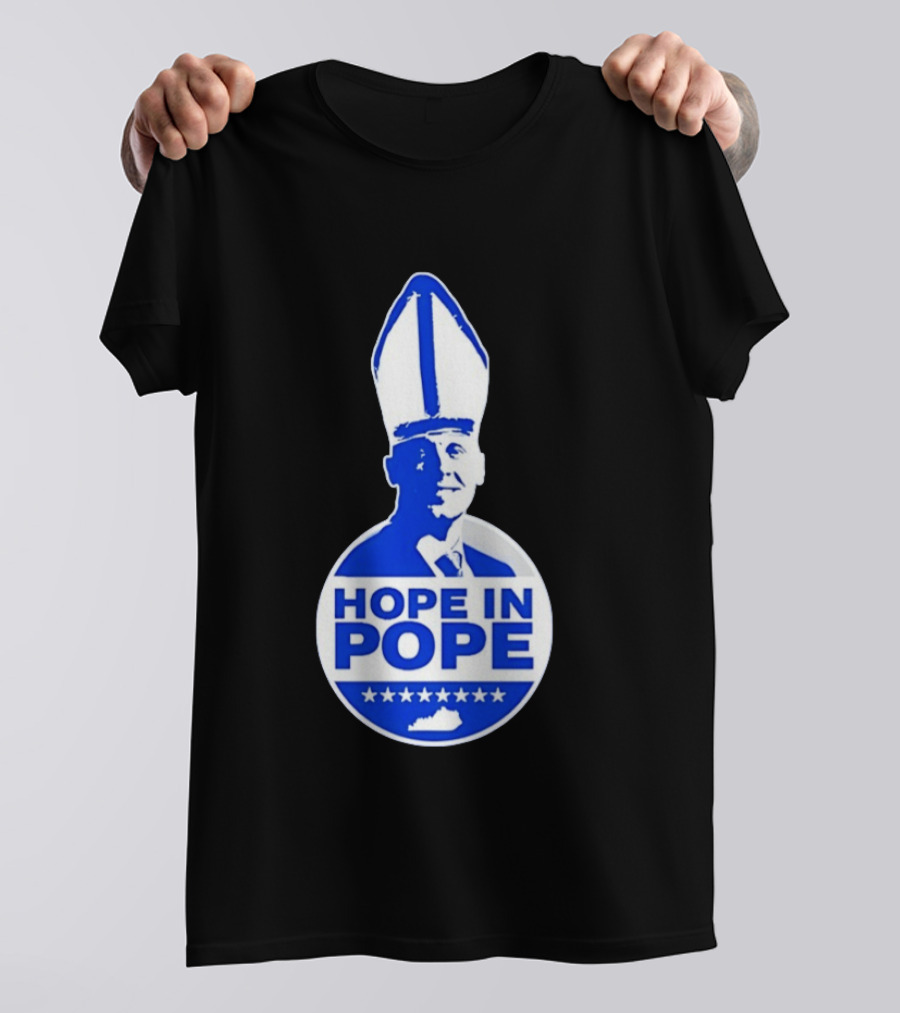 Hope In Pope Kentucky Wildcats Baseball Fan T-Shirt