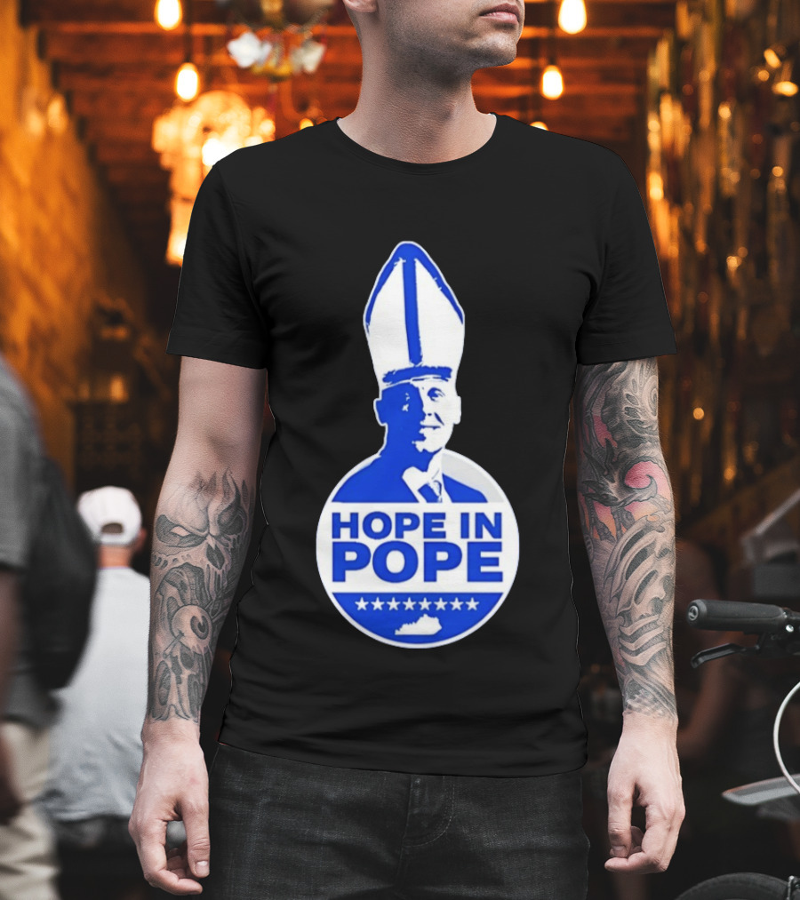 Hope In Pope Kentucky Wildcats Baseball Fan T-Shirt