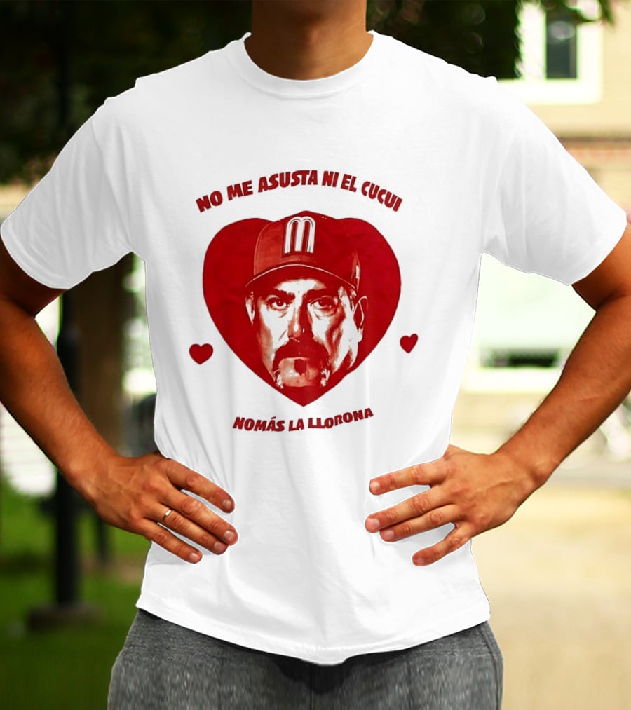 Benji Gil No Me Asusta Ni El Cucui Corazón Valle Duendos T-Shirt