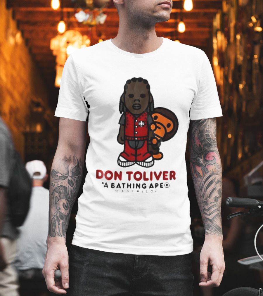 Don Toliver A Bathing Ape Baby Milo Collaboration T-Shirt