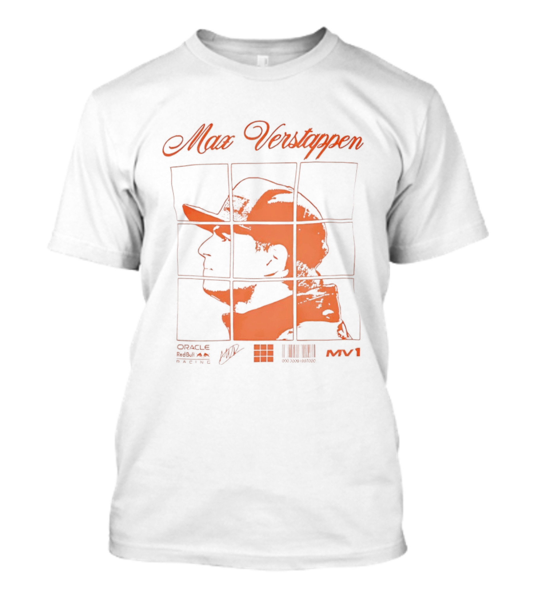 Max Verstappen Red Bull Racing Driver Puzzle T-Shirt