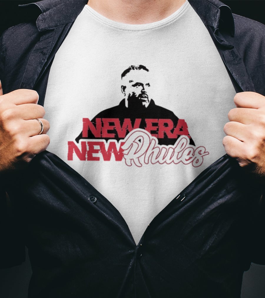 New Era New Rhules Nebraska Cornhuskers Coach T-Shirt