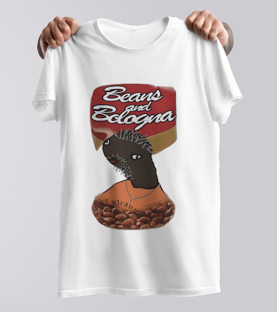 Beans And Bologna Can Head Character With Beans T-Shirt
