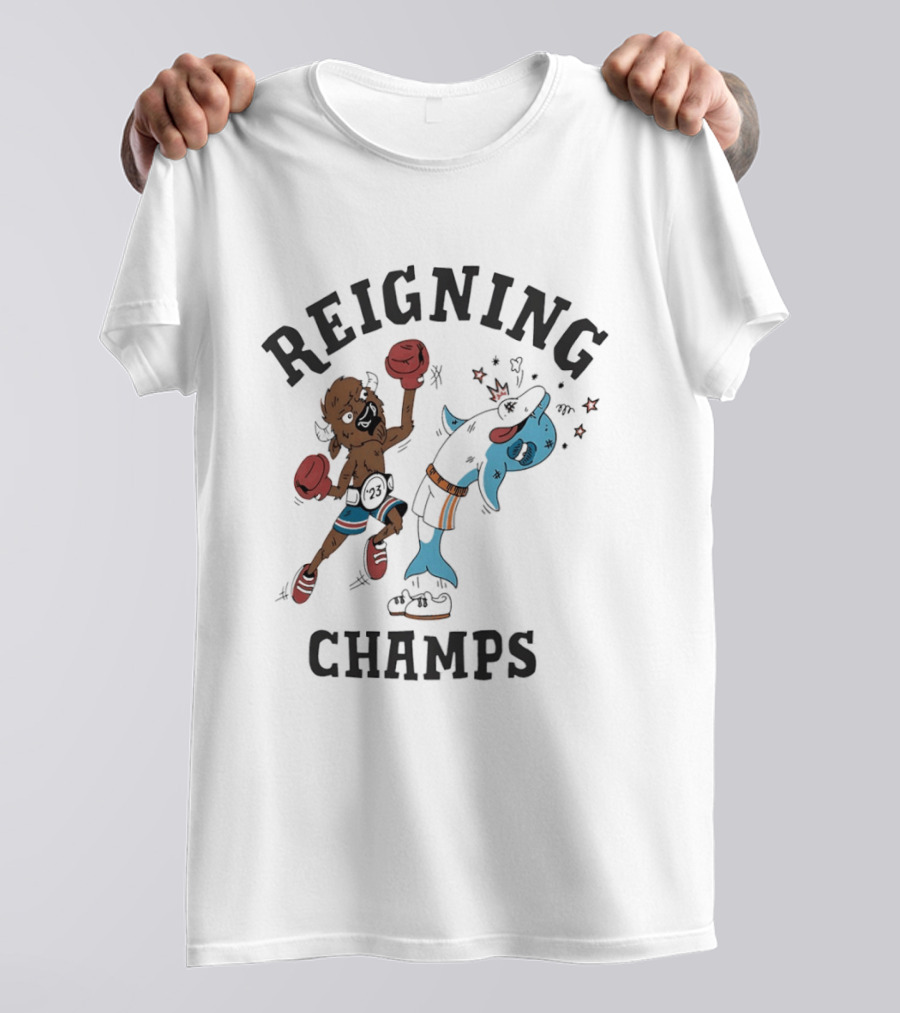 Reigning Champs Buffalo Vs Miami Boxing Showdown T-Shirt
