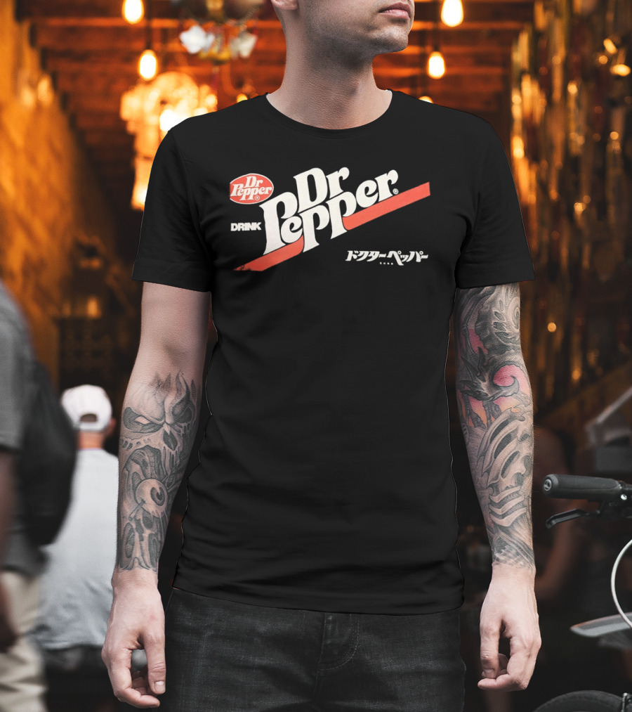 Dr Pepper Drink Japanese Katakana 70s T-Shirt