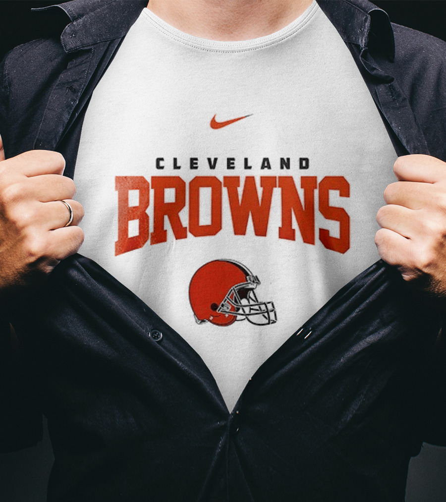 Cleveland Browns Spider Hero Chibi Nike Collaboration NFL Football T-Shirt