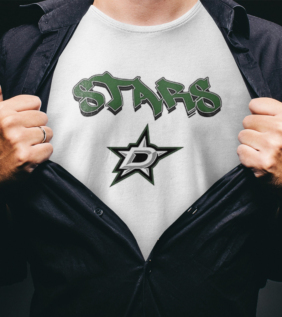 Dallas Stars Puck Yeah Hockey Skeleton NHL Fan Gear T-Shirt