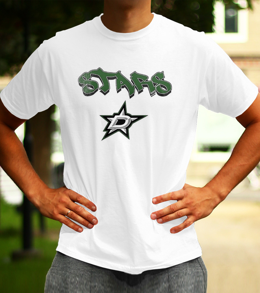 Dallas Stars Puck Yeah Hockey Skeleton NHL Fan Gear T-Shirt