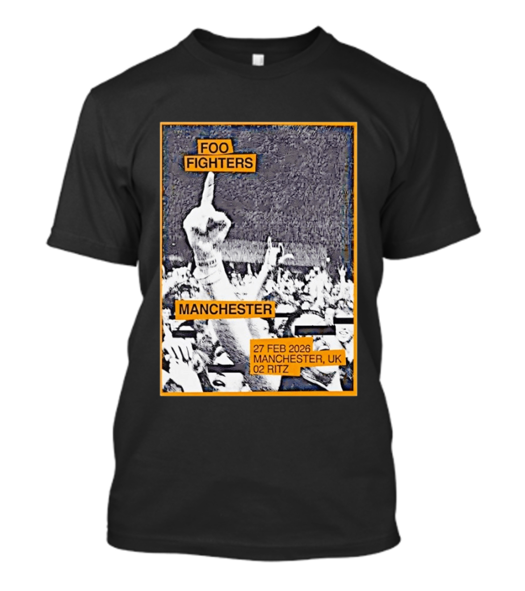 Foo Fighters Manchester 27 Feb 2026 UK O2 Ritz T-Shirt