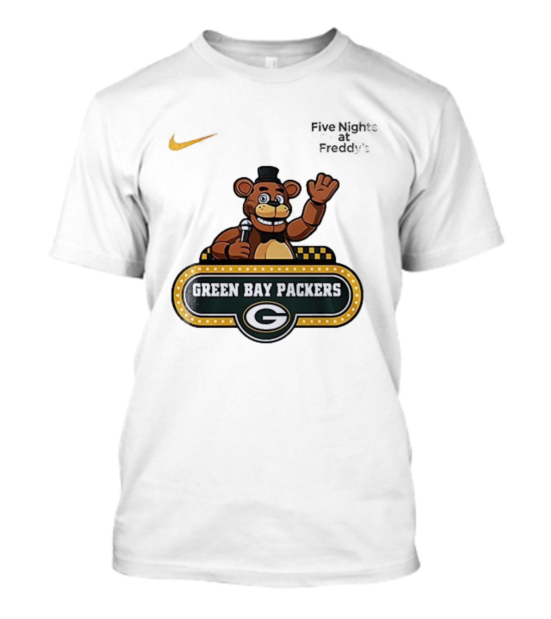 Green Bay Packers Freddy Fazbear T-Shirt