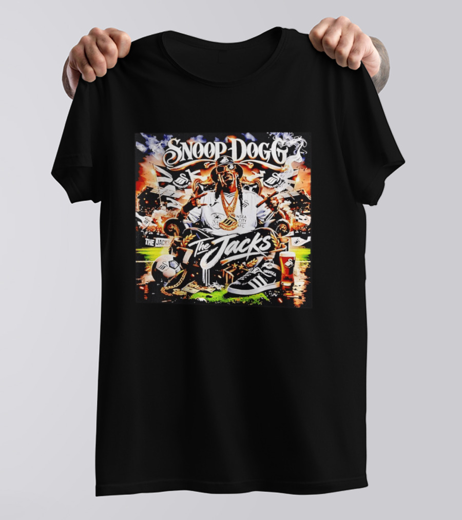Snoop Dogg Swansea City AFC The Jacks Sneaker Soccer T-Shirt