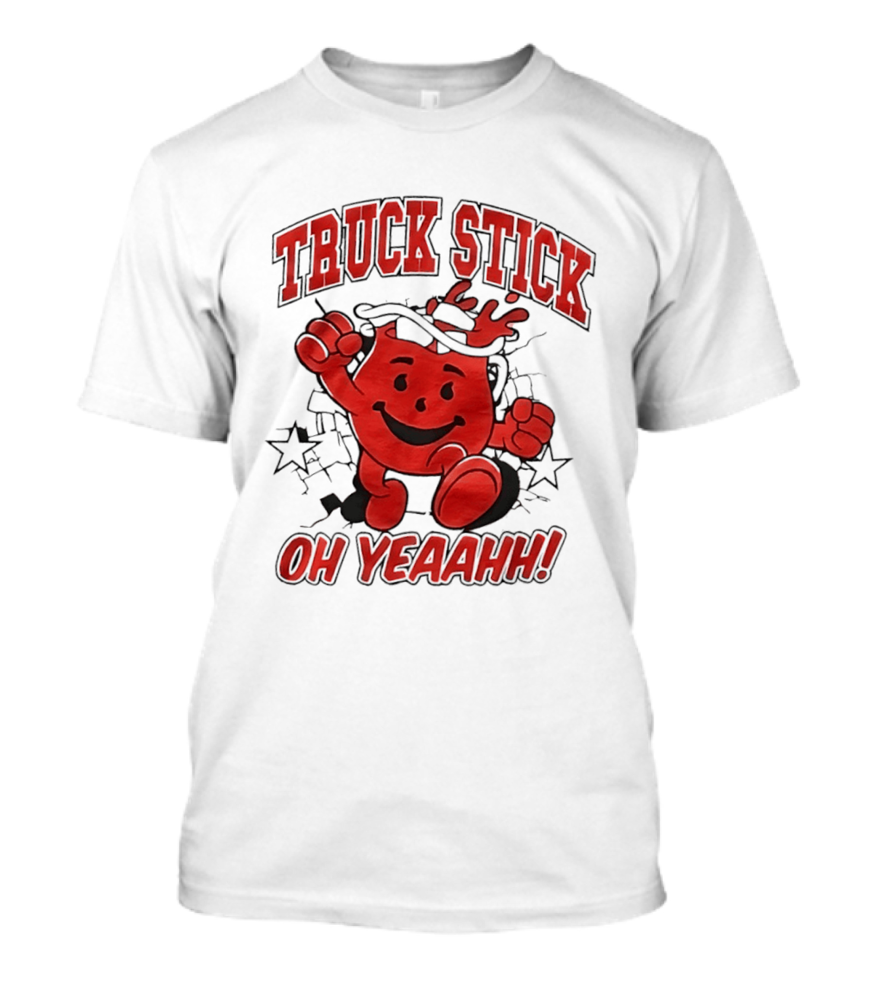 Truck Stick Kool Aid Man Oh Yeaahh T-Shirt