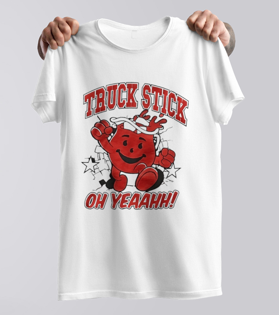 Truck Stick Kool Aid Man Oh Yeaahh T-Shirt