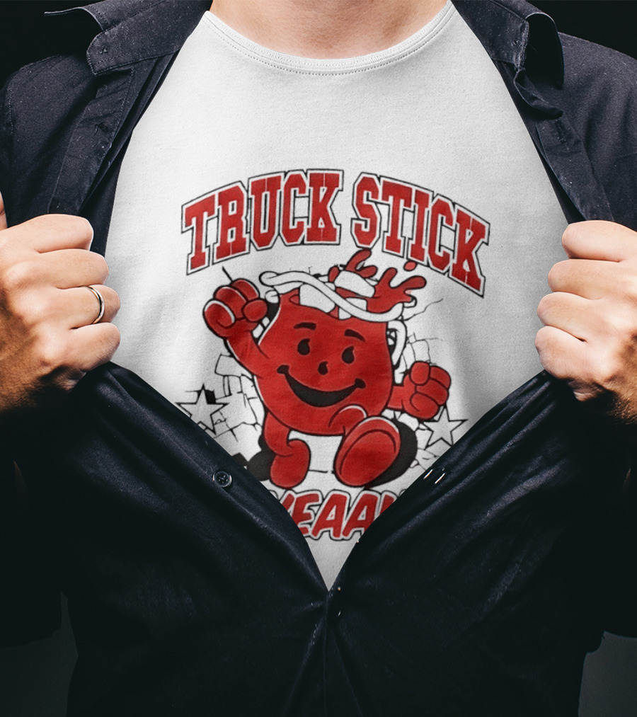Truck Stick Kool Aid Man Oh Yeaahh T-Shirt