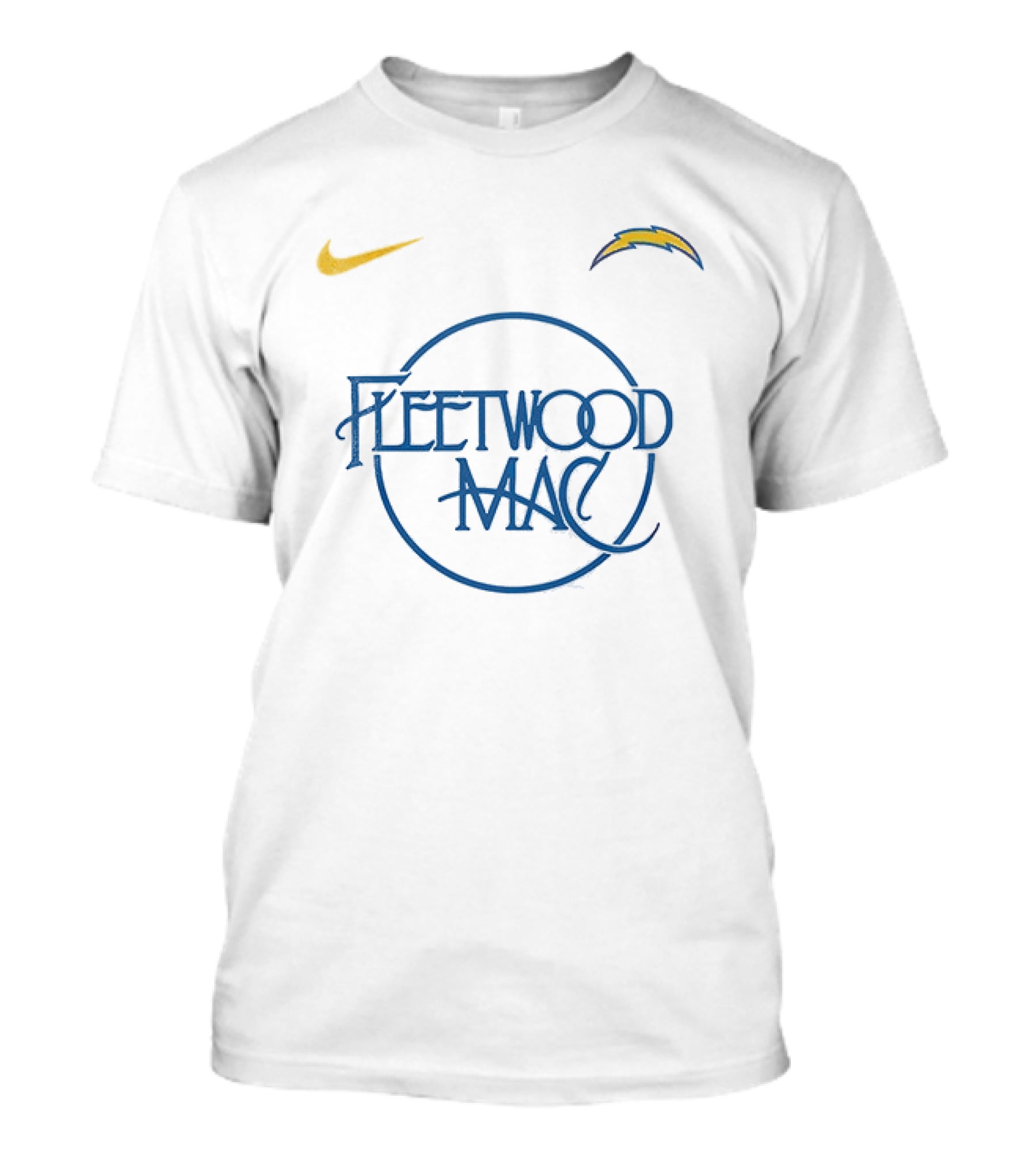 Los Angeles Chargers Fleetwood Mac Nike Collaboration T-Shirt