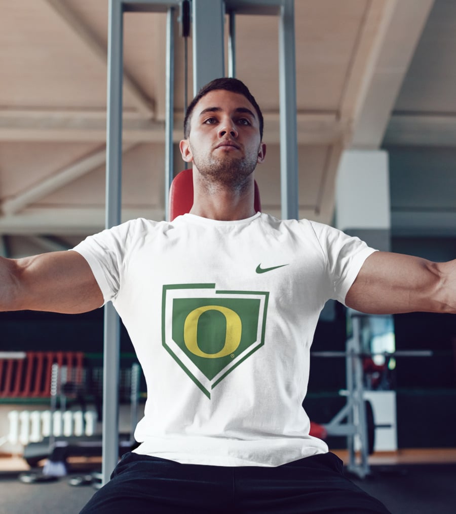 Oregon Primetime Baseball Legend Nike O Mark T-Shirt