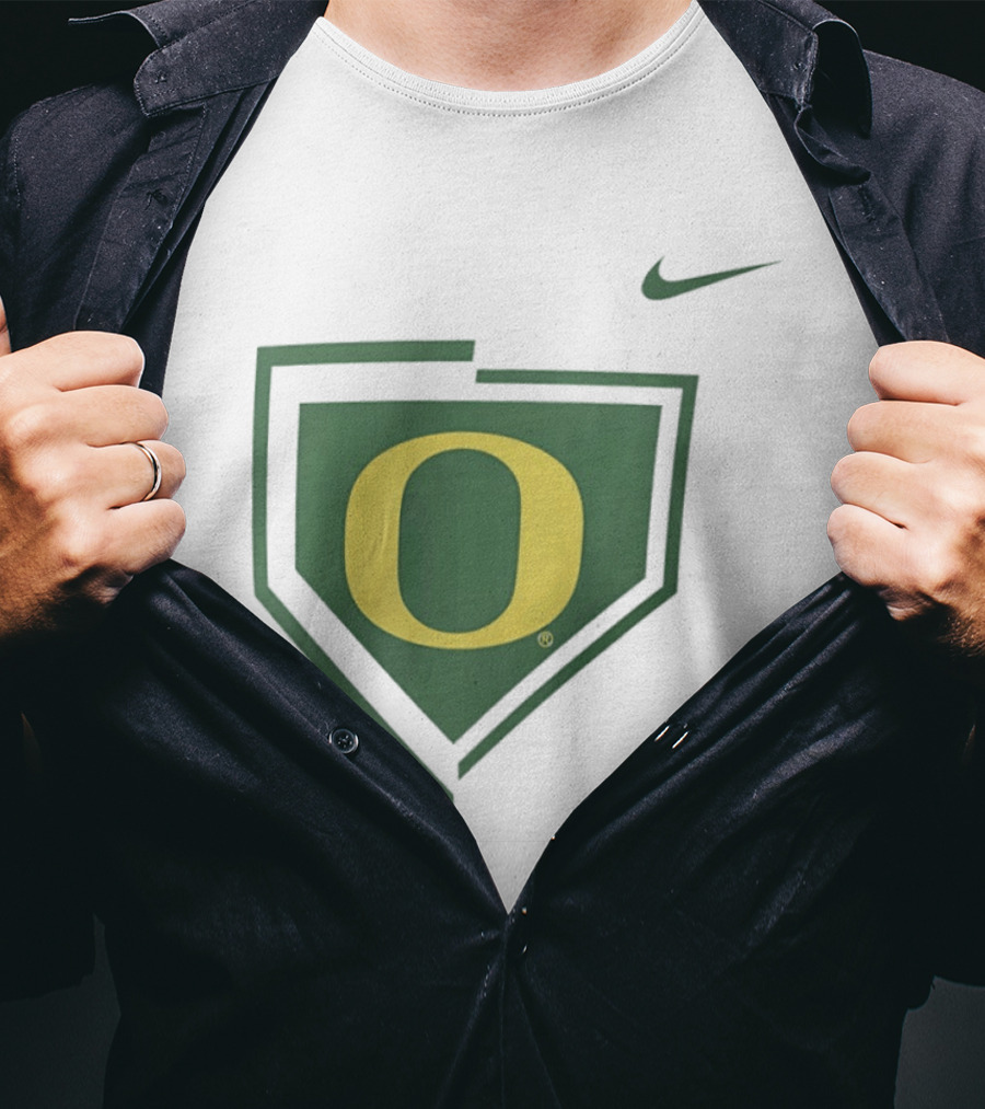 Oregon Primetime Baseball Legend Nike O Mark T-Shirt