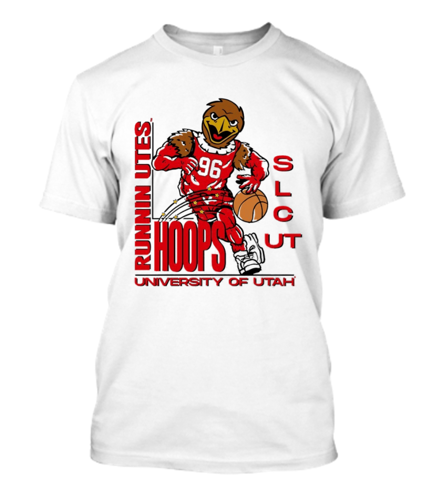 Runnin Utes Hoops SLcut University Of Utah Basketball Bird T-Shirt