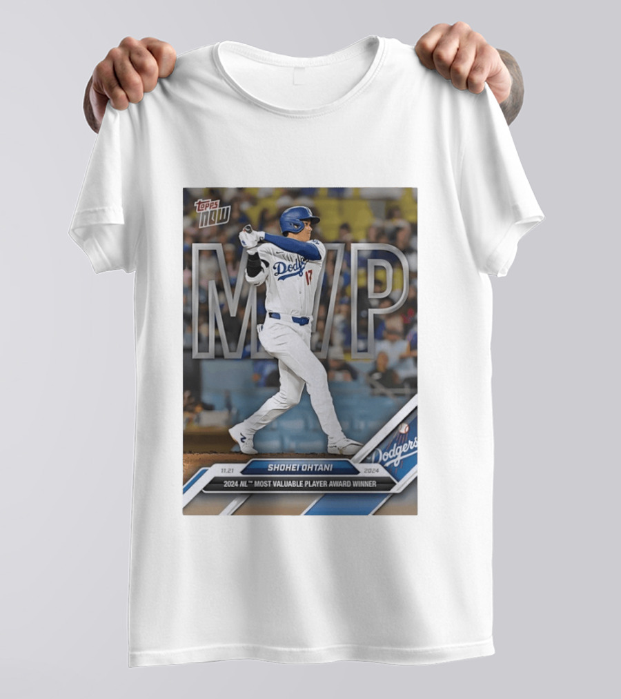 Shohei Ohtani 2024 NL Most Valuable Player Dodgers Baseball MVP T-Shirt