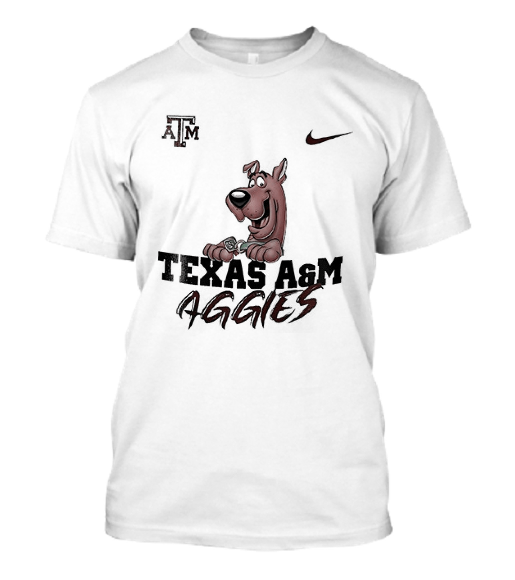 Texas A And M Aggies Scooby Doo Nike Collaboration T-Shirt