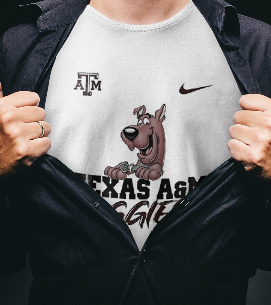 Texas A And M Aggies Scooby Doo Nike Collaboration T-Shirt