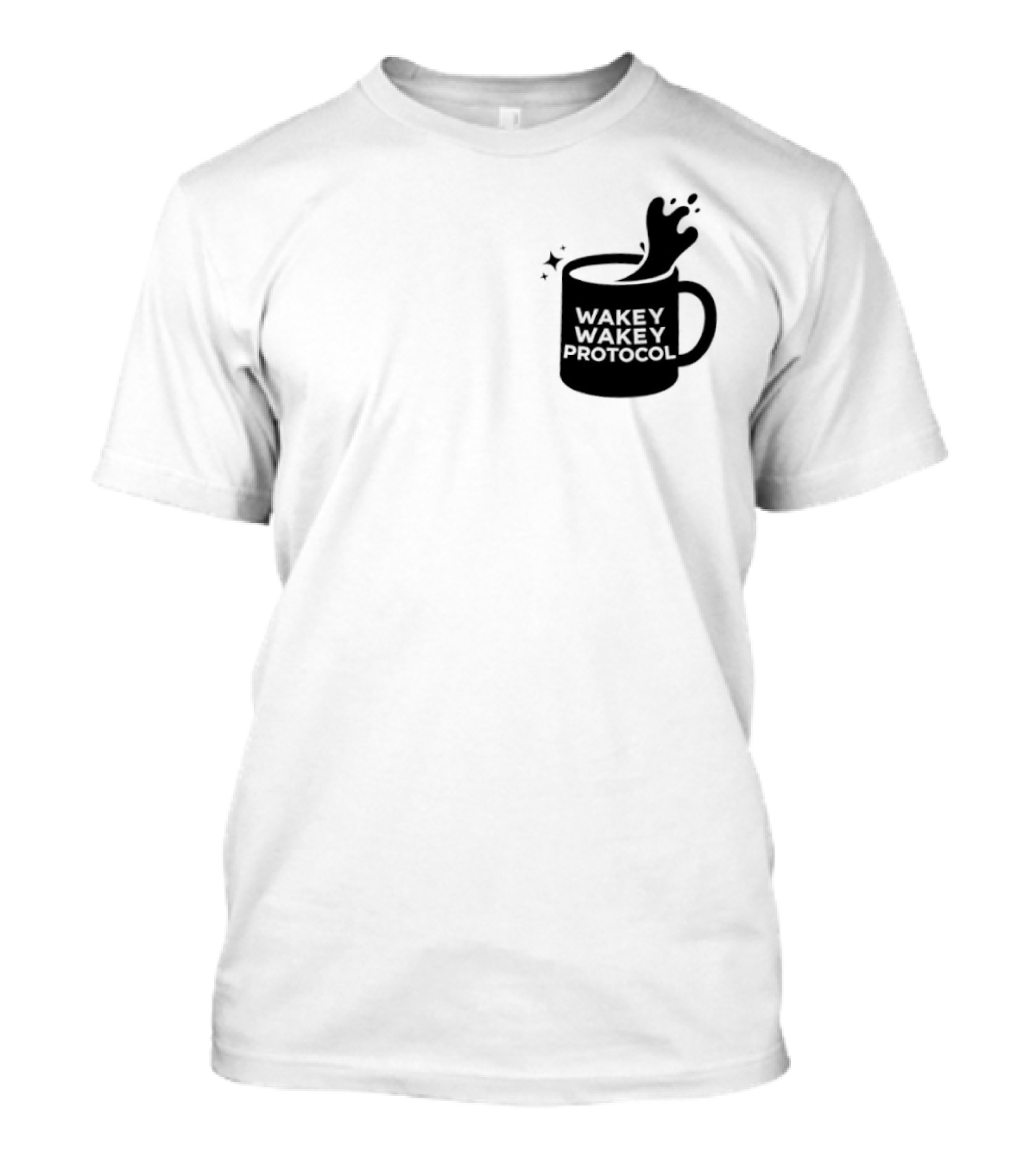 Wakey Wakey Protocol Coffee Spill Cup T-Shirt