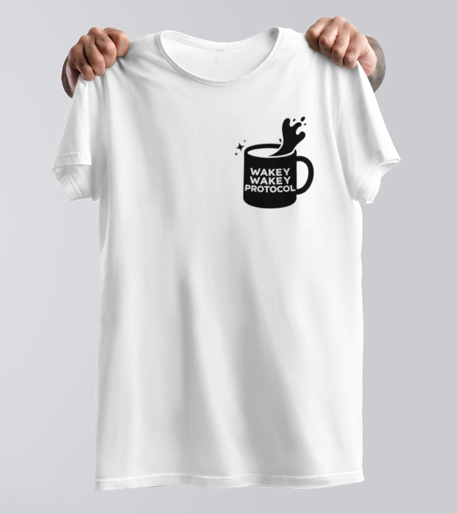 Wakey Wakey Protocol Coffee Spill Cup T-Shirt