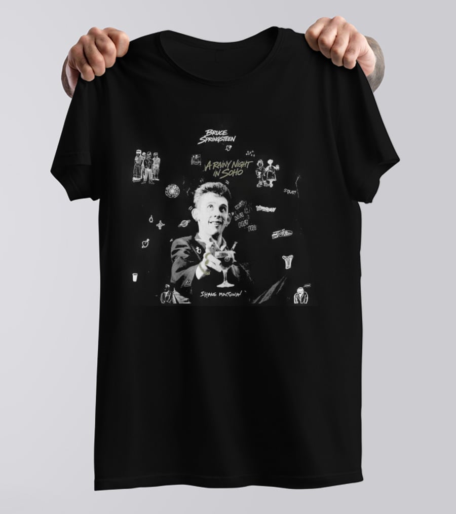 Bruce Springsteen A Rainy Night In Soho T-Shirt