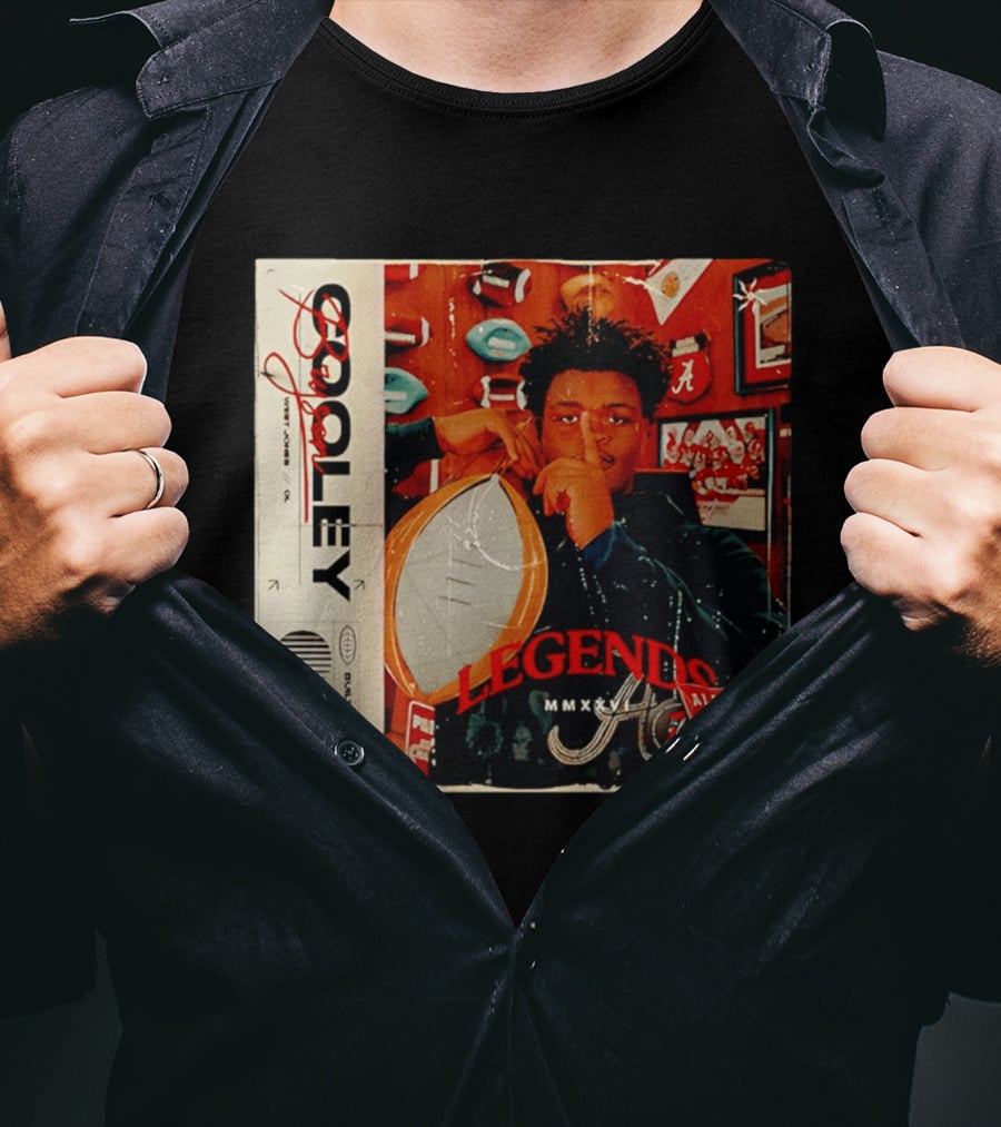 Bryson Cooley Alabama Legends MMXXVI Built By Bama Football T-Shirt